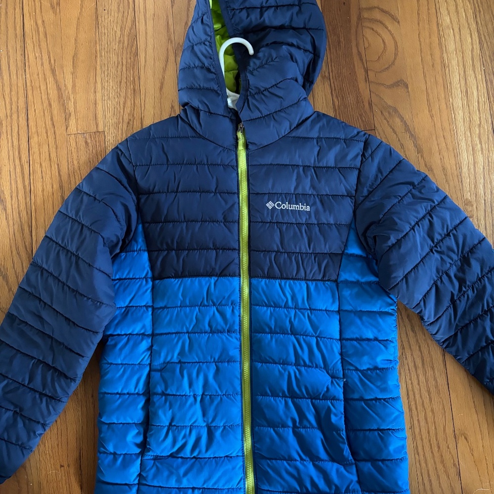 Columbia Quilted  Powder Lite Jacket Medium Blue